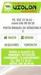 Mobile Screenshot of inmobiliariaviolonalminares.com